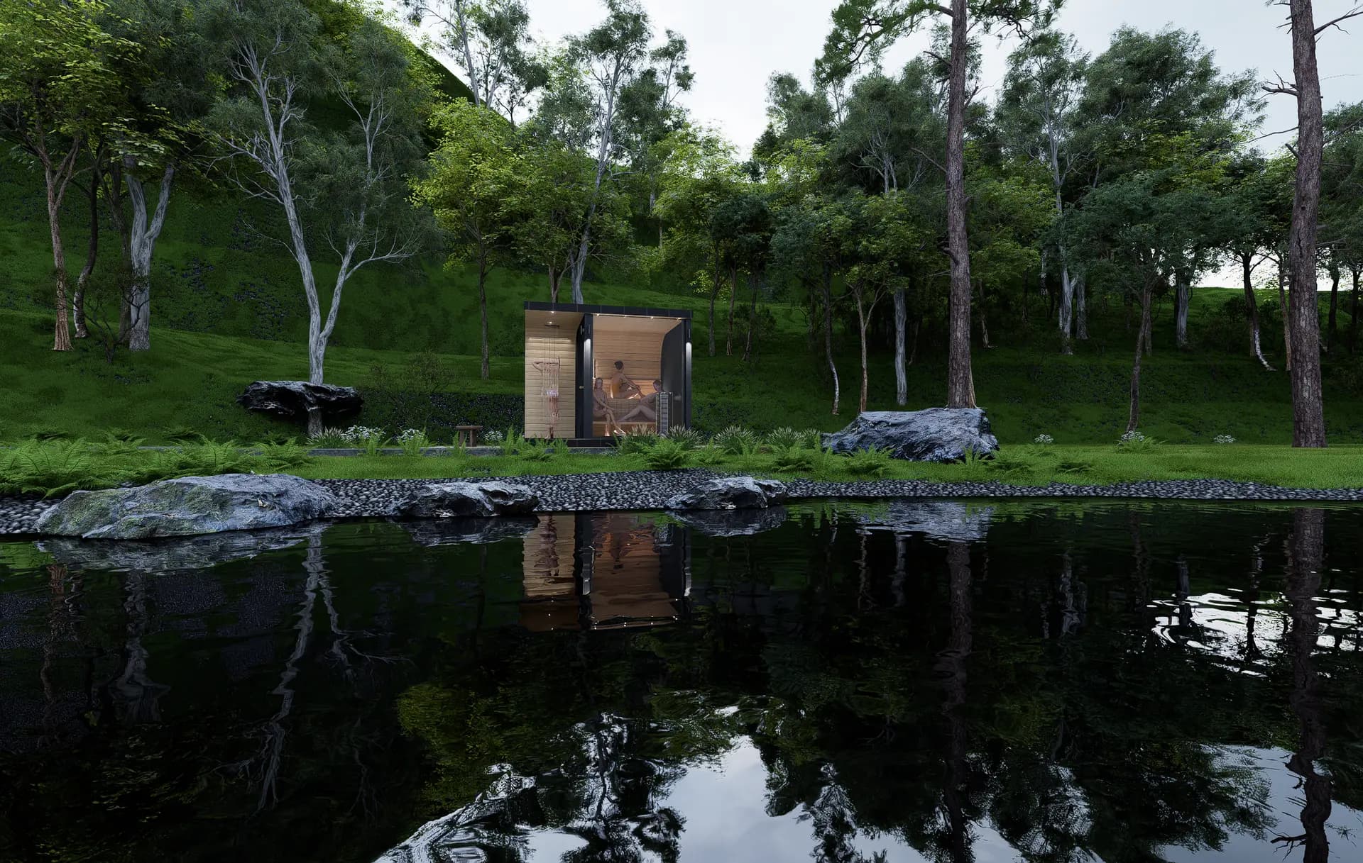 Sauna exterior 10