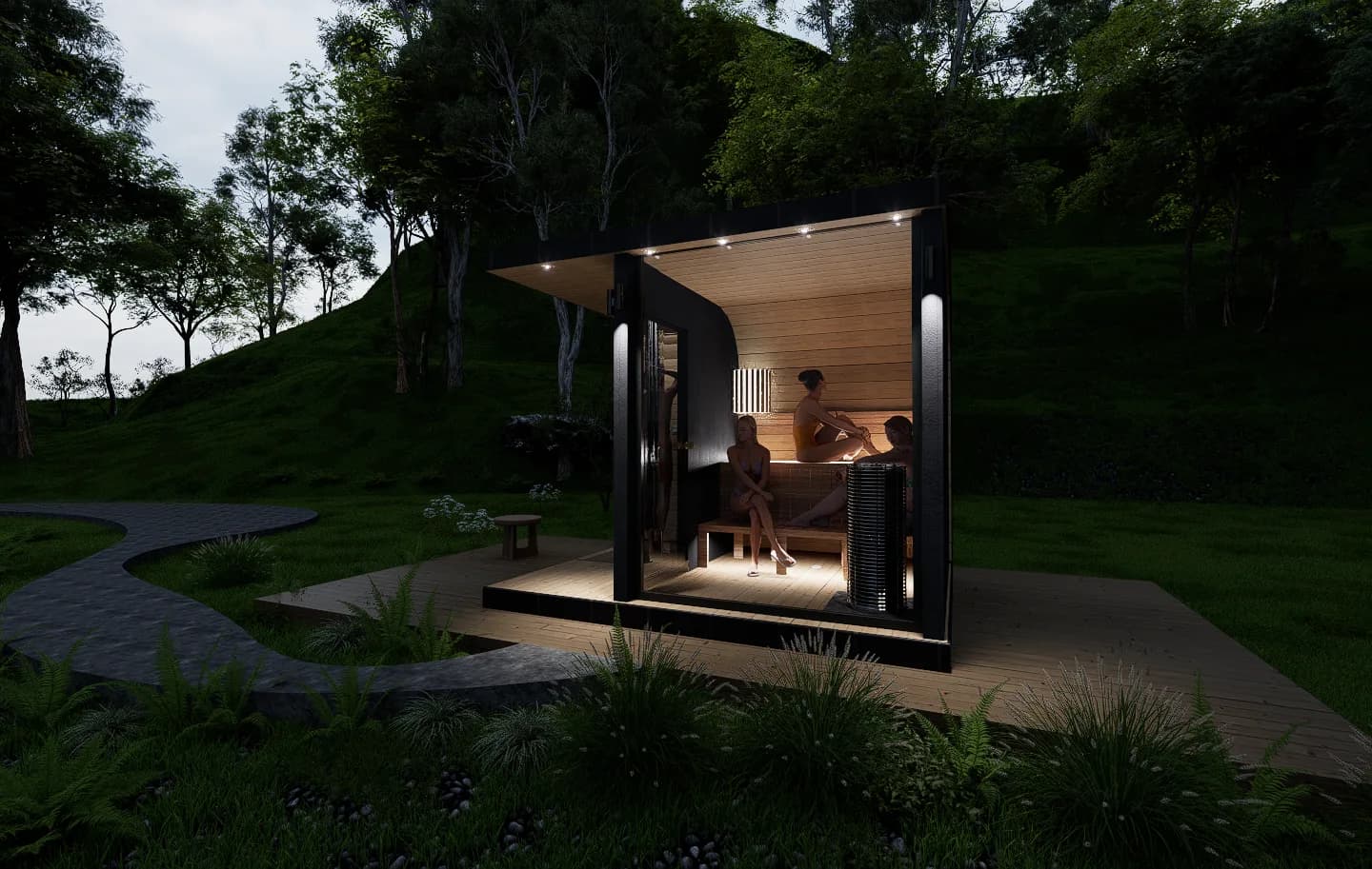 Sauna exterior 2