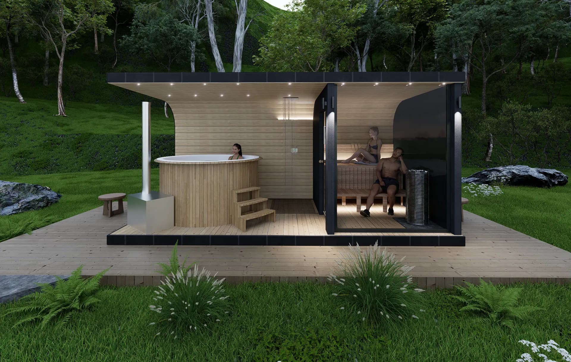 Sauna exterior 4