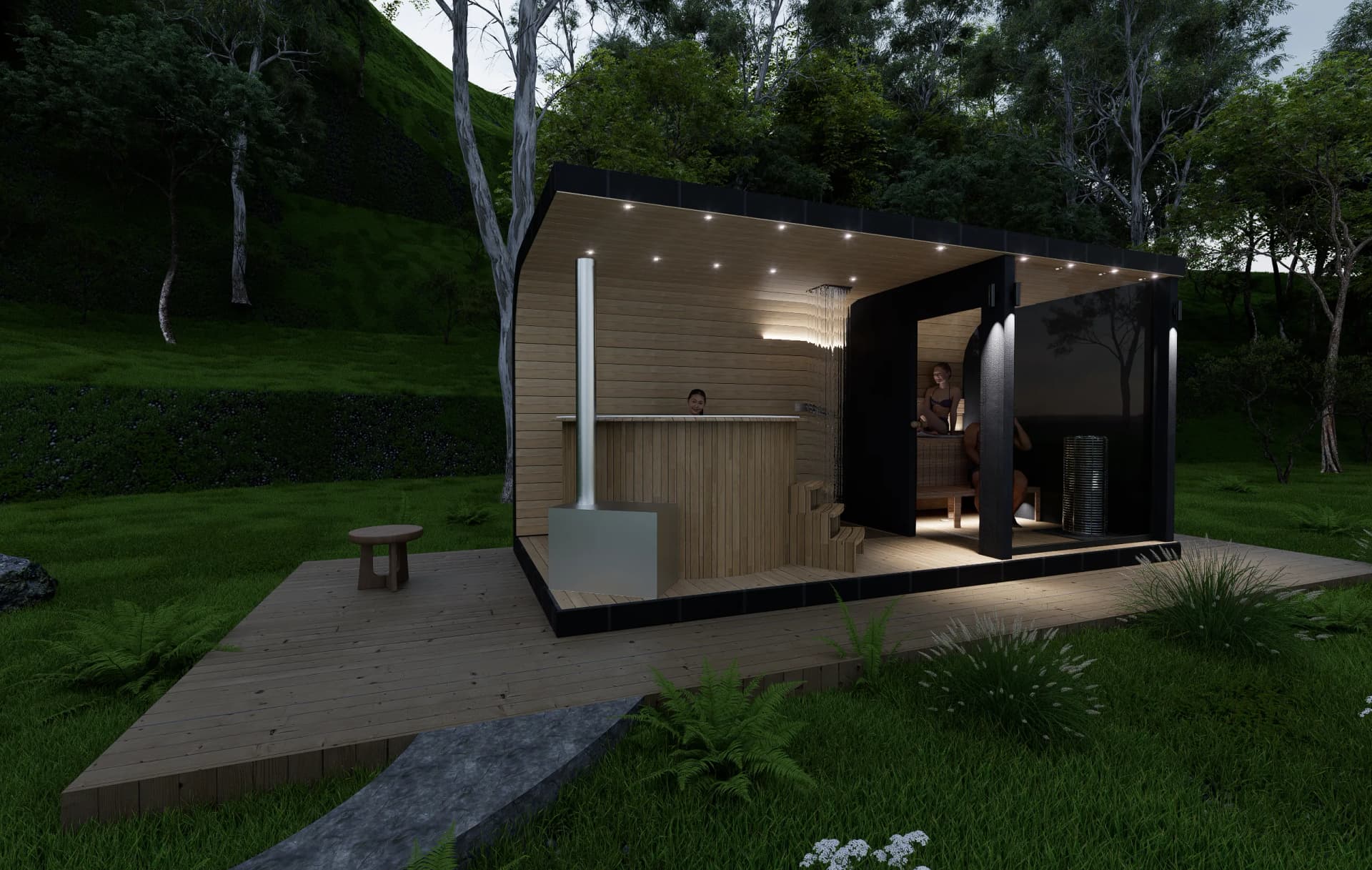 Sauna exterior 5